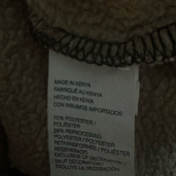 IZOD MEN'S 1/4 Zip‎ Pullover Fleece Sweater Camel Heather XL - Picture 6 of 8